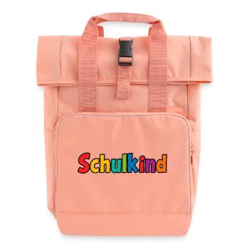 Écolier coloré - Sac à dos Roll Top à deux anses - rose liberty - Devant