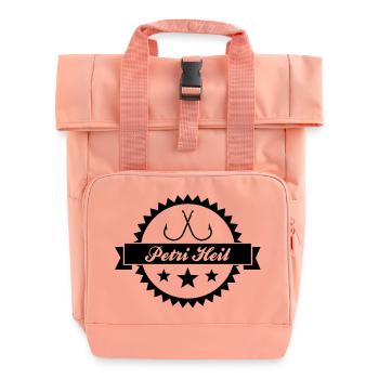Petri Heil - Rolltop Rucksack mit zwei Griffen - Chintzrosa - Vorne