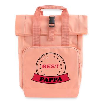 Best pappa 111 - Rolltop Rucksack mit zwei Griffen - Chintzrosa - Vorne