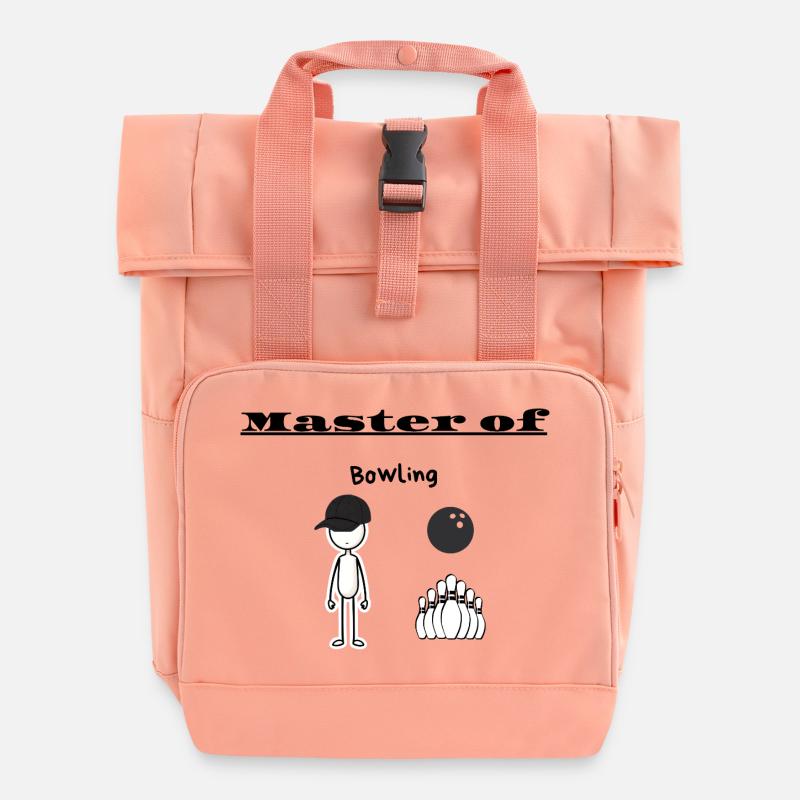 Maître du bowling - Sac à dos Roll Top à deux anses - rose liberty