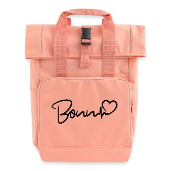 Bonn Herzschlag - Rolltop Rucksack mit zwei Griffen - Chintzrosa - Vorne