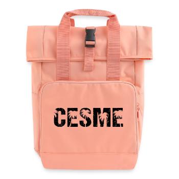 Cesme Palmiers Turquie Çeşme - Sac à dos Roll Top à deux anses - rose liberty - Devant