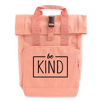 be kind - Rolltop Rucksack mit zwei Griffen - Chintzrosa - Vorne