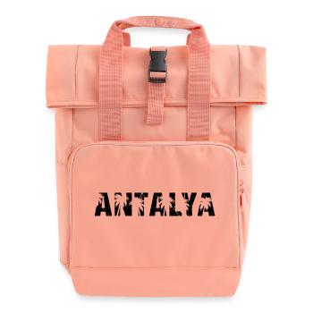 Antalya Palmiers Turquie - Sac à dos Roll Top à deux anses - rose liberty - Devant