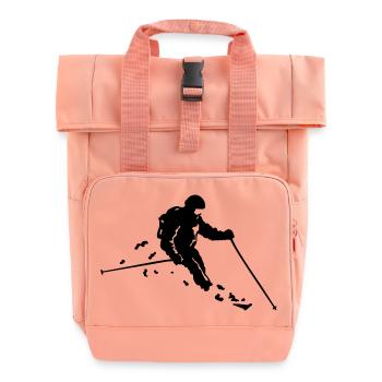 Ski freerider - Rolltop Rucksack mit zwei Griffen - Chintzrosa - Vorne