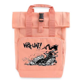 Kiek uut Links - Rolltop Rucksack mit zwei Griffen - Chintzrosa - Vorne