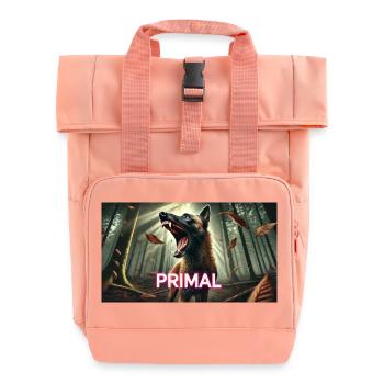 Primalinois² - Rolltop Rucksack mit zwei Griffen - Chintzrosa - Vorne