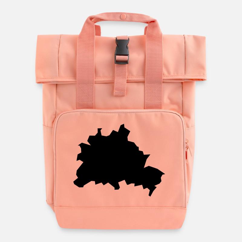 Berlin - Rolltop Rucksack mit zwei Griffen - Chintzrosa