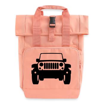 Shilouette JK stock solo - Rolltop Rucksack mit zwei Griffen - Chintzrosa - Vorne