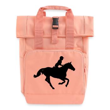 Horse sport - Sac à dos Roll Top à deux anses - rose liberty - Devant