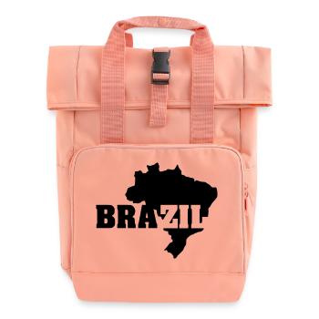 Brésil (ID: 002004) - Sac à dos Roll Top à deux anses - rose liberty - Devant