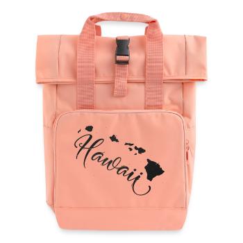Hawaii - Rolltop Rucksack mit zwei Griffen - Chintzrosa - Vorne