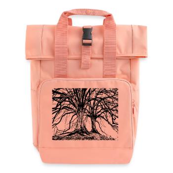 Arbres - Sac à dos Roll Top à deux anses - rose liberty - Devant