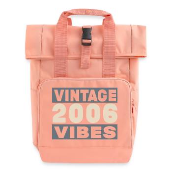 Anniversary 2006 - 20 years - Roll Top Backpack with Two Handles - chintz rose - Front