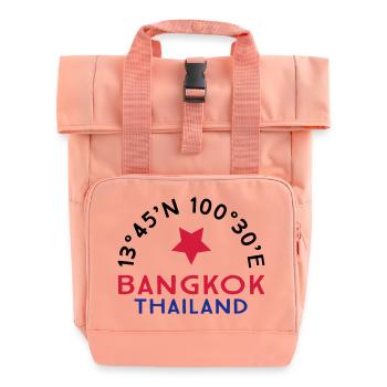 Bangkok - Rolltop Rucksack mit zwei Griffen - Chintzrosa - Vorne