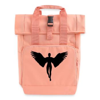 Angel - Roll Top Backpack with Two Handles - chintz rose - Front