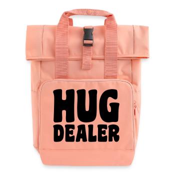 Hug - Roll Top Backpack with Two Handles - chintz rose - Front