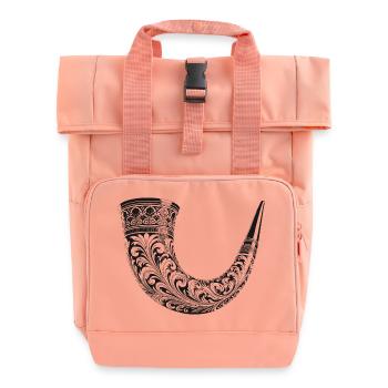 Bugle - Roll Top Backpack with Two Handles - chintz rose - Front