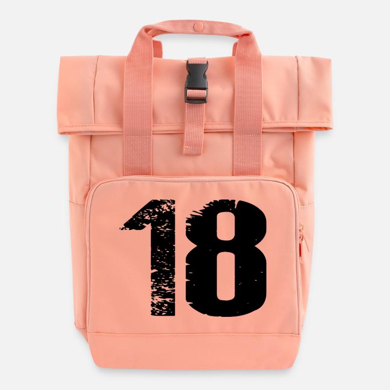 Justaucorps à 18 chiffres - Sac à dos Roll Top à deux anses - rose liberty