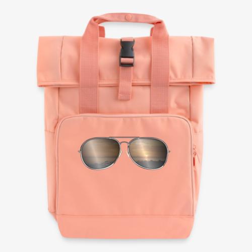 Sunglasses with sunset - Roll Top Backpack with Two Handles