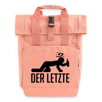 der_letzte_fu1 - Rolltop Rucksack mit zwei Griffen - Chintzrosa - Vorne