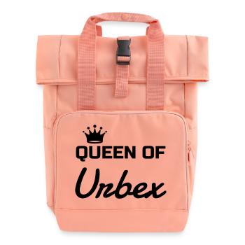 Urbex / Urban Exploration Explorer Cataphile - Rolltop Rucksack mit zwei Griffen - Chintzrosa - Vorne