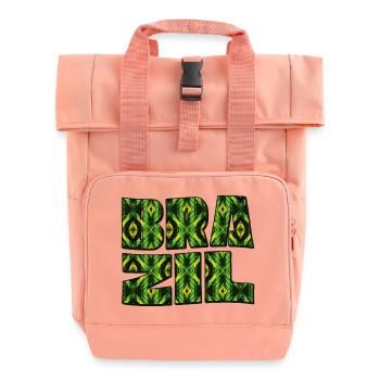 Lettrage Kaleido du Brésil - Sac à dos Roll Top à deux anses - rose liberty - Devant