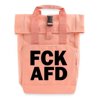 Fck afd - Rolltop Rucksack mit zwei Griffen - Chintzrosa - Vorne
