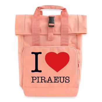 J’adore Le Pirée - Sac à dos Roll Top à deux anses - rose liberty - Devant