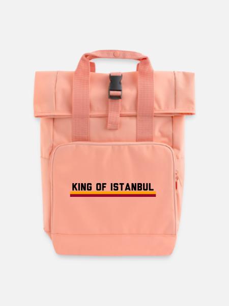 Aslan Istanbul - Rolltop Rucksack mit zwei Griffen - Chintzrosa