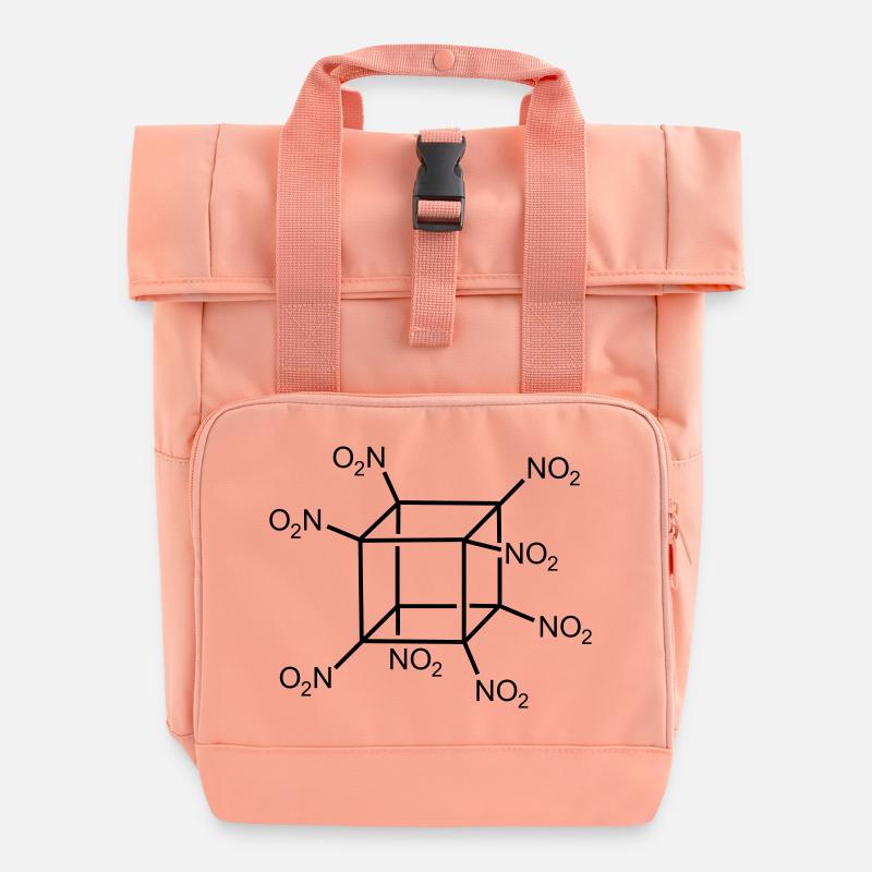 explosifs octanitrocubane - Sac à dos Roll Top à deux anses - rose liberty