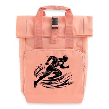 Sprinter en mouvement - Sac à dos Roll Top à deux anses - rose liberty - Devant
