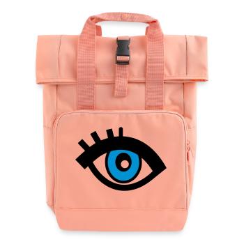 eyes - Rolltop Rucksack mit zwei Griffen - Chintzrosa - Vorne