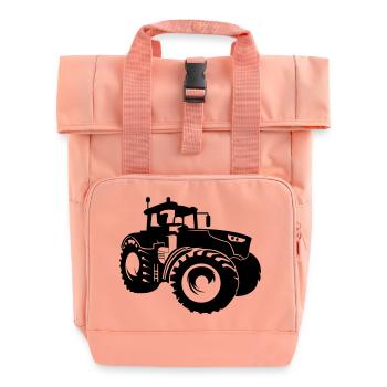 traktor - Rolltop Rucksack mit zwei Griffen - Chintzrosa - Vorne