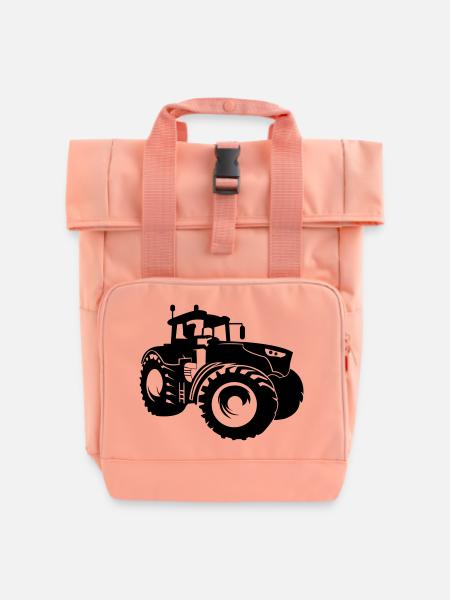 traktor - Rolltop Rucksack mit zwei Griffen - Chintzrosa