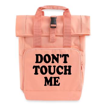 Dont touch me - Roll Top Backpack with Two Handles - chintz rose - Front