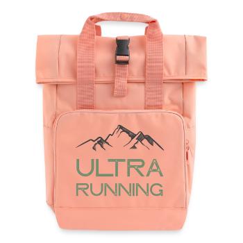 Ultra-Laufen - Rolltop Rucksack mit zwei Griffen - Chintzrosa - Vorne