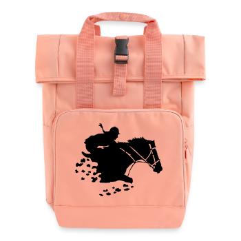 Reiterin - Rolltop Rucksack mit zwei Griffen - Chintzrosa - Vorne