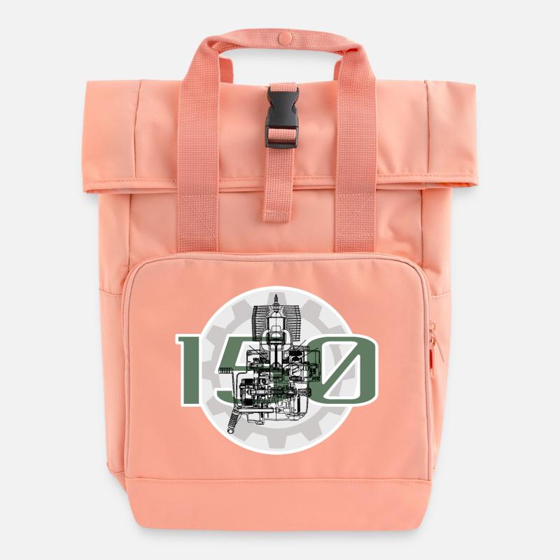Simson MZ 150 - Sac à dos Roll Top à deux anses - rose liberty