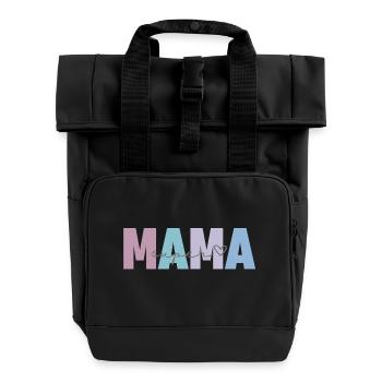 Super maman - Sac à dos Roll Top à deux anses - noir - Devant