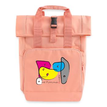 Poignées d’escalade de bloc couleur 3 - Sac à dos Roll Top à deux anses - rose liberty - Devant