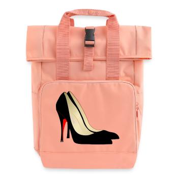 shoes highheels schoes flipflops boots boots100 - Roll Top Backpack with Two Handles - chintz rose - Front