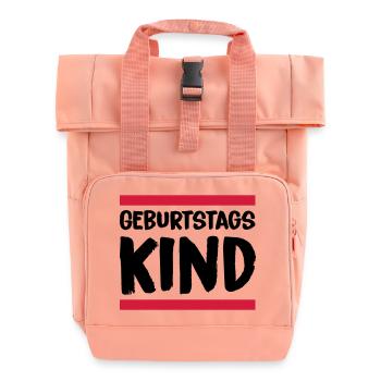 geburtstagskind_002 - Rolltop Rucksack mit zwei Griffen - Chintzrosa - Vorne