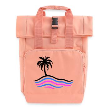 Île Palm Sea - Sac à dos Roll Top à deux anses - rose liberty - Devant