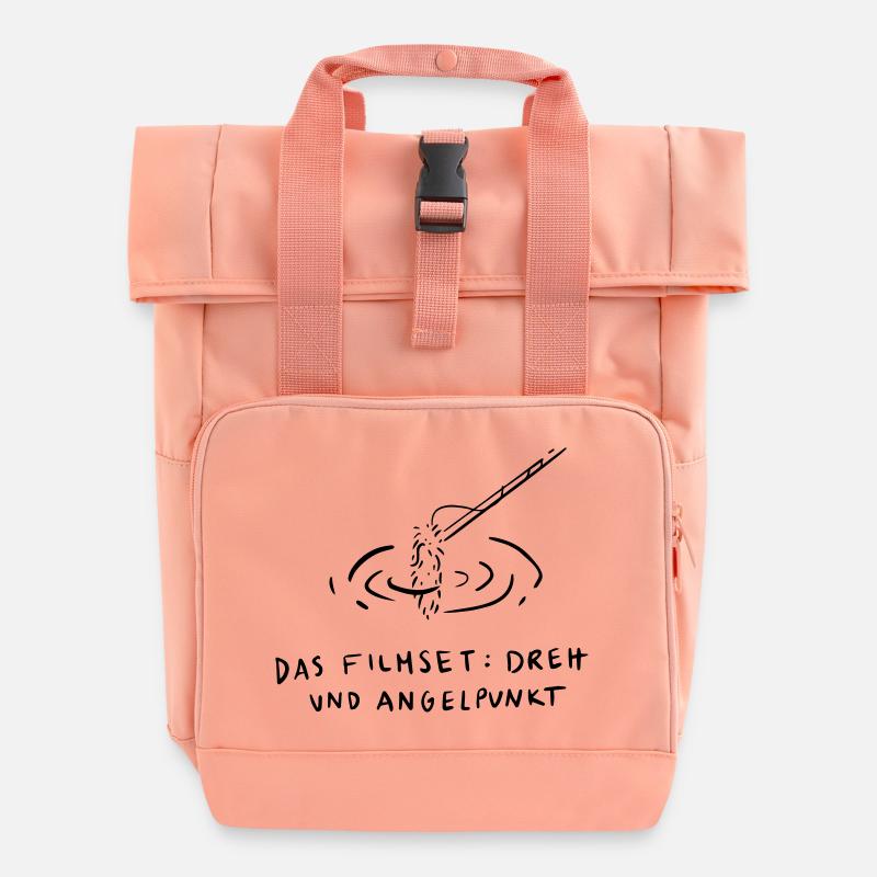 Le plateau de tournage, point pivot - Sac à dos Roll Top à deux anses - rose liberty