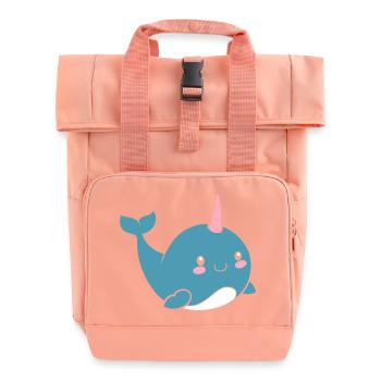 narval - Sac à dos Roll Top à deux anses - rose liberty - Devant