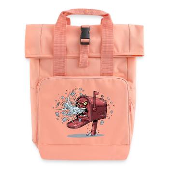 Épidémie de boîte aux lettres en colère - Sac à dos Roll Top à deux anses - rose liberty - Devant