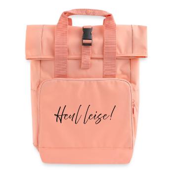 Howl Quietly Statement Chantal Howl mimimi - Roll Top Backpack with Two Handles - chintz rose - Front