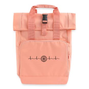 Herzschlag RS Rim Tuning Kult Mehrteiler Racing - Roll Top Backpack with Two Handles - chintz rose - Front