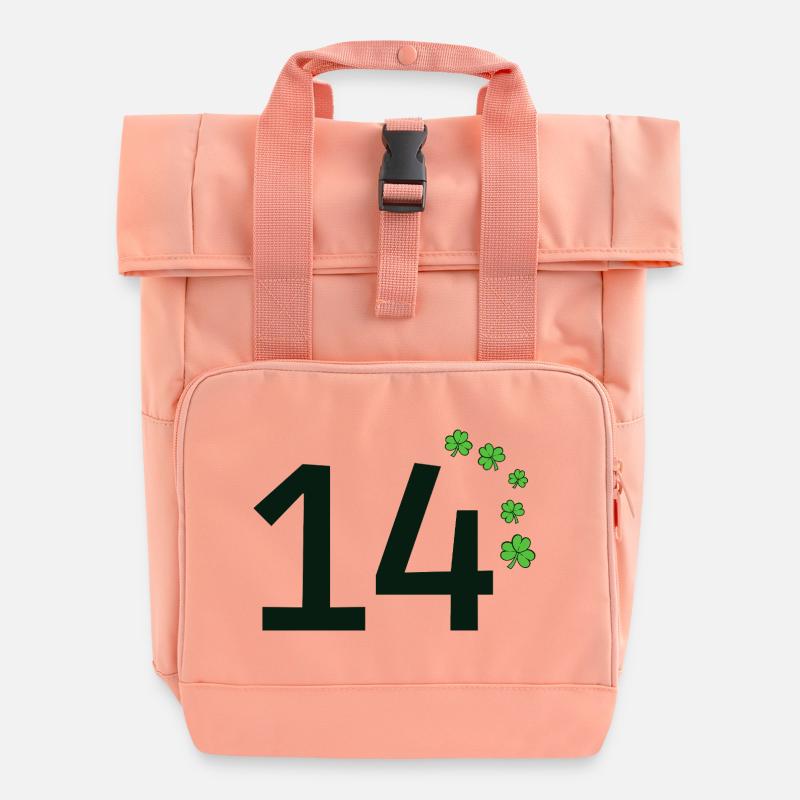 14 - Sac à dos Roll Top à deux anses - rose liberty